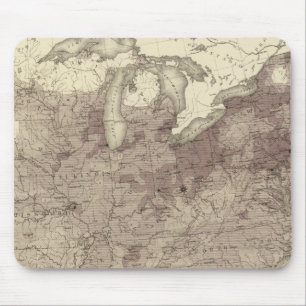 US Population 1860 Mouse Pad