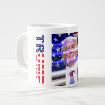 US President Donald Trump mug