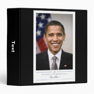 US President Elect Barack Obama  Binder