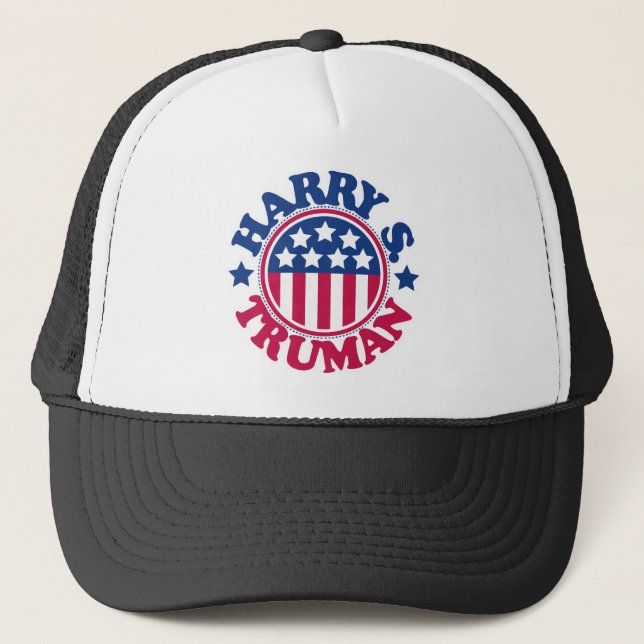 US President Harry S Truman Trucker Hat (Front)