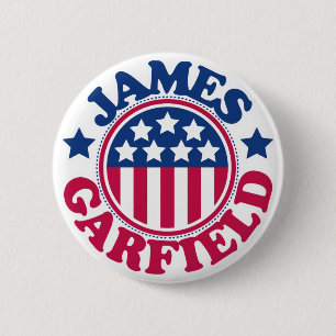 US President James Garfield 2 Inch Round Button