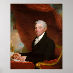 US President James Monroe by Gilbert Stuart Poster