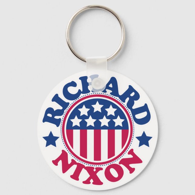 US President Richard Nixon Keychain (Front)