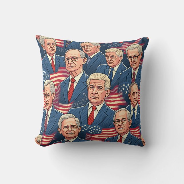 US presidential election commemorative cushion (Front)