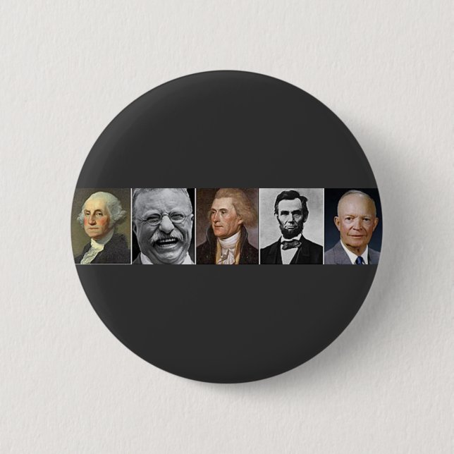 US Presidents 2 Inch Round Button (Front)