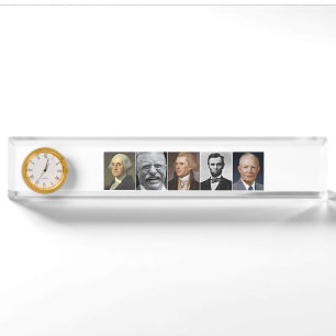 US Presidents Nameplate