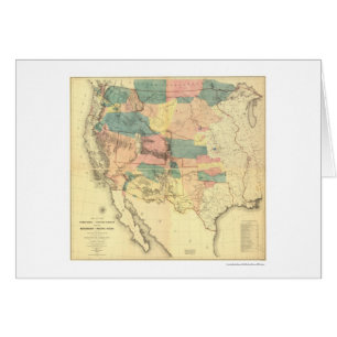 US Railroad Survey Map 1858