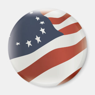 US Revolution Flag Magnet
