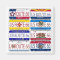 US ROUTE 66 All 8 States Vanity Plates