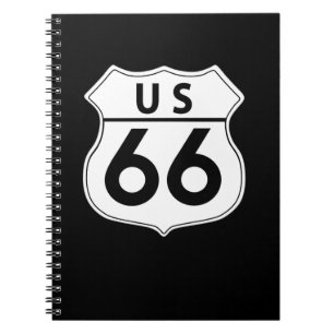 US Route 66 Classic Photo Notebook