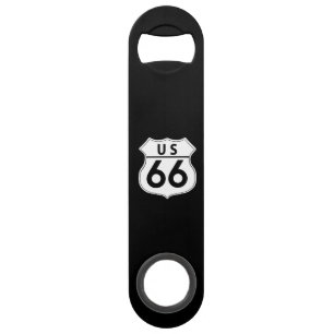 US Route 66 Classic Speed Bottle Opener