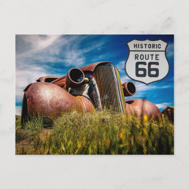 US Route 66 Travel Postcard (Front)