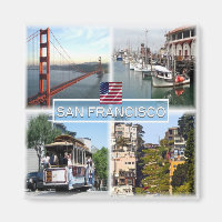US San Francisco - Golden Gate Bridge - Cable Car.