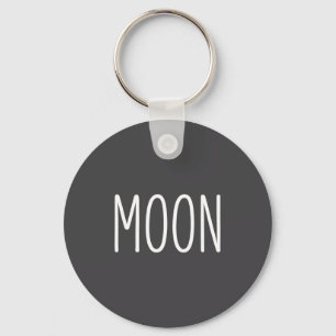 Us Solar Eclipse Moon Couples Keychain