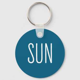 Us Solar Eclipse Sun Couples Keychain