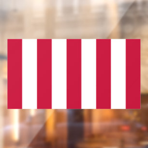 US Sons Of Liberty 9 Stripes Flag Window Cling