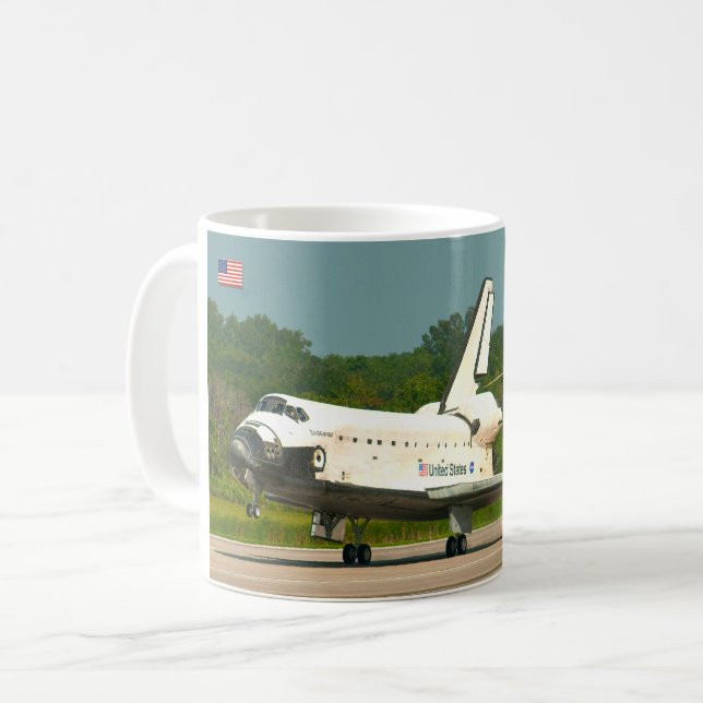 US SPACE SHUTTLE 1981-2011 COFFEE MUG (Front Left)