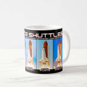 US SPACE SHUTTLES 1981-2011 COFFEE MUG