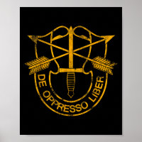 Us Special Forces Veteran Logo Patriotic - De Oppr