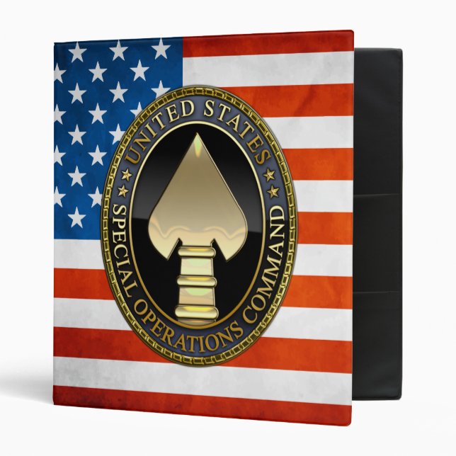 US Special Operations Command Binder (Front/Inside)
