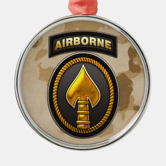 US Special Operations Command Metal Ornament (Front)