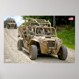 US SPECIAL OPERATIONS VEHICLES – MRZR-4 POSTER