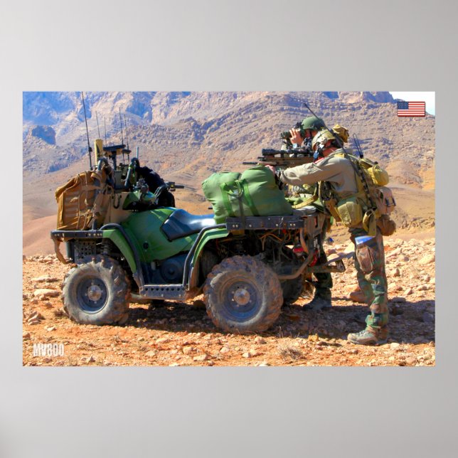 US SPECIAL OPERATIONS VEHICLES – MV800 POSTER (Front)