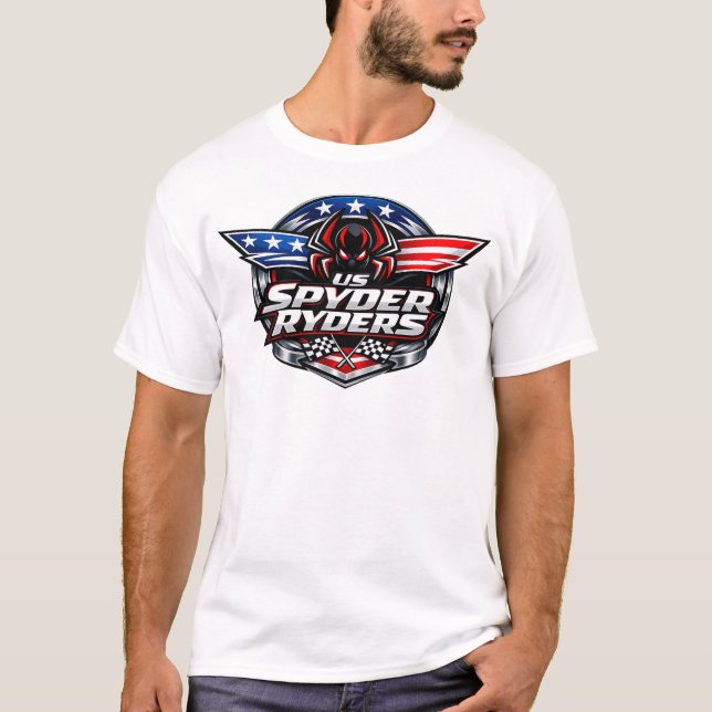 US Spyder Ryders - RWB T-Shirt (Front)