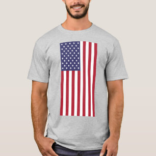 US Spyder Ryders - USA Flag vertical front T-Shirt