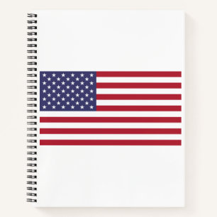 US Stars and Stripes Notebook