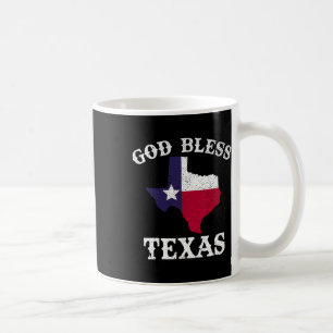 Us State Texas Flag Texan God Bless Texas  Coffee Mug