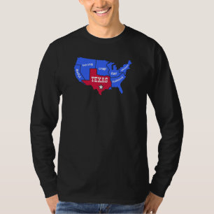 US States Texas Design for proud Texans T-Shirt