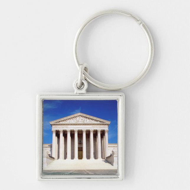 US Supreme Court building, Washington DC, USA Keychain (Front)