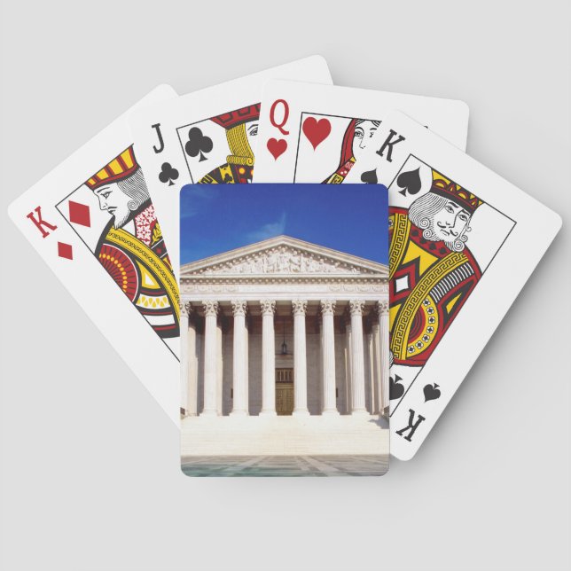 US Supreme Court building, Washington DC, USA Playing Cards (Back)