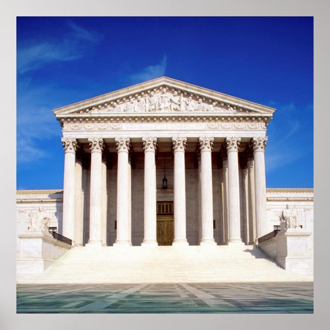 US Supreme Court building, Washington DC, USA Poster (Front)