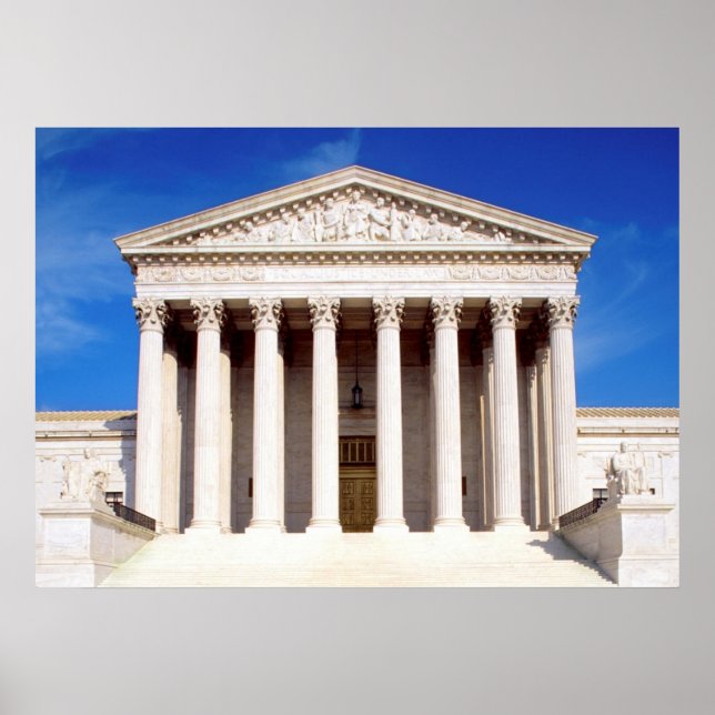 US Supreme Court building, Washington DC, USA Poster (Front)