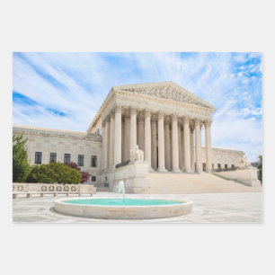 US Supreme Court Wrapping Paper Sheet