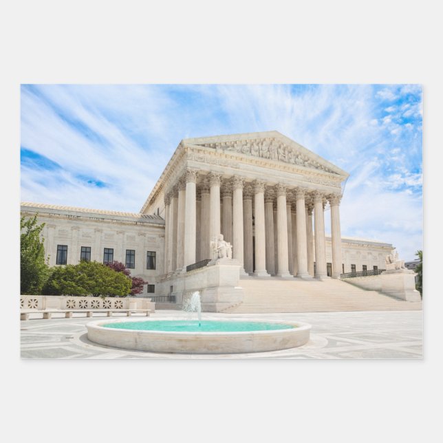 US Supreme Court Wrapping Paper Sheet (Front)