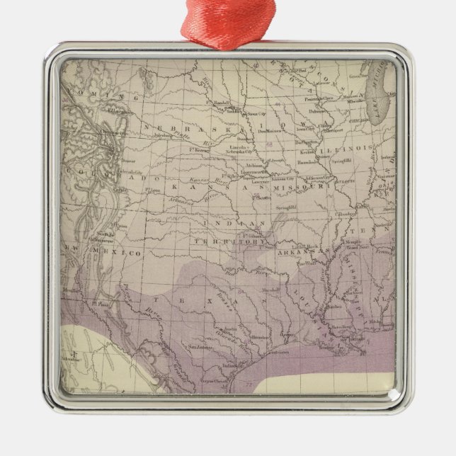 US Temperature Metal Ornament (Front)