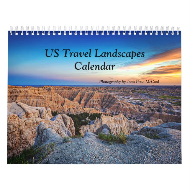 US Travel Landscapes Calendar (Cover)