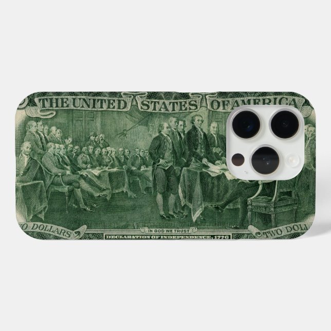 US Two Dollar Bill Case-Mate iPhone Case (Back (Horizontal))
