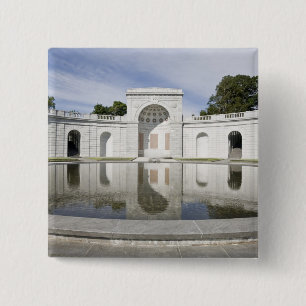 US, VA, Arlington. Women in Military Service for 2 Inch Square Button