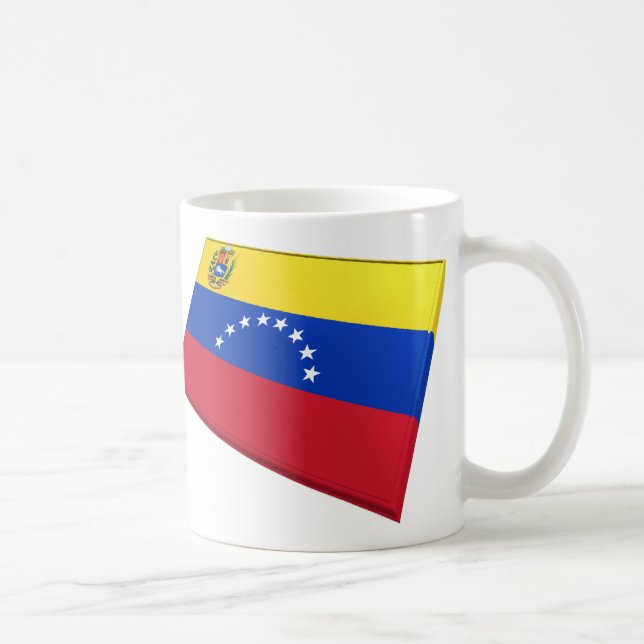 US & Venezuela Flags Coffee Mug (Right)