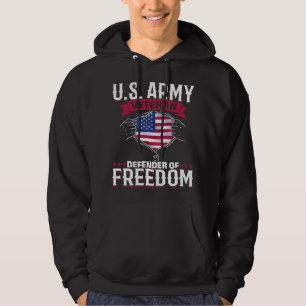 US Veteran Defender of Freedom Veterans Day 122 Hoodie
