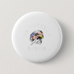 Us Veteran Wwii - Military War Campaign 2 Inch Round Button