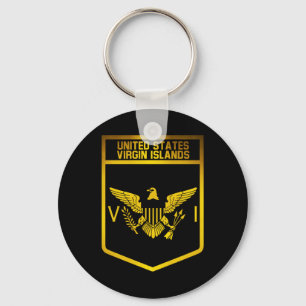 US Virgin Islands Emblem Keychain