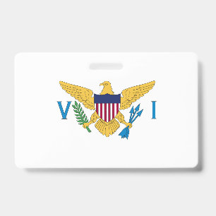 US Virgin Islands flag Badge