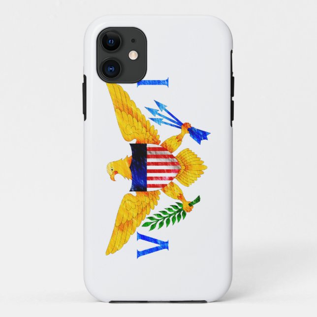 US VIRGIN ISLANDS FLAG Case-Mate iPhone CASE (Back)