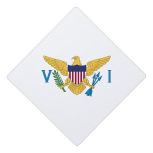 US Virgin Islands flag Graduation Cap Topper