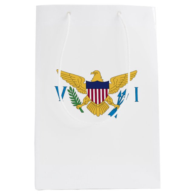 US Virgin Islands flag Medium Gift Bag (Front)
